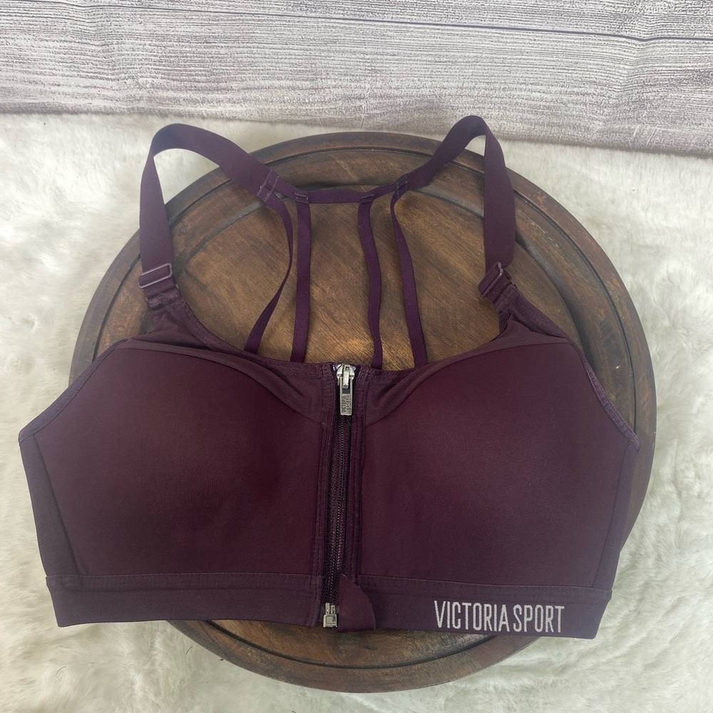 Victorias Secret Sport Women’s Padded Zip Up  Sports Bra